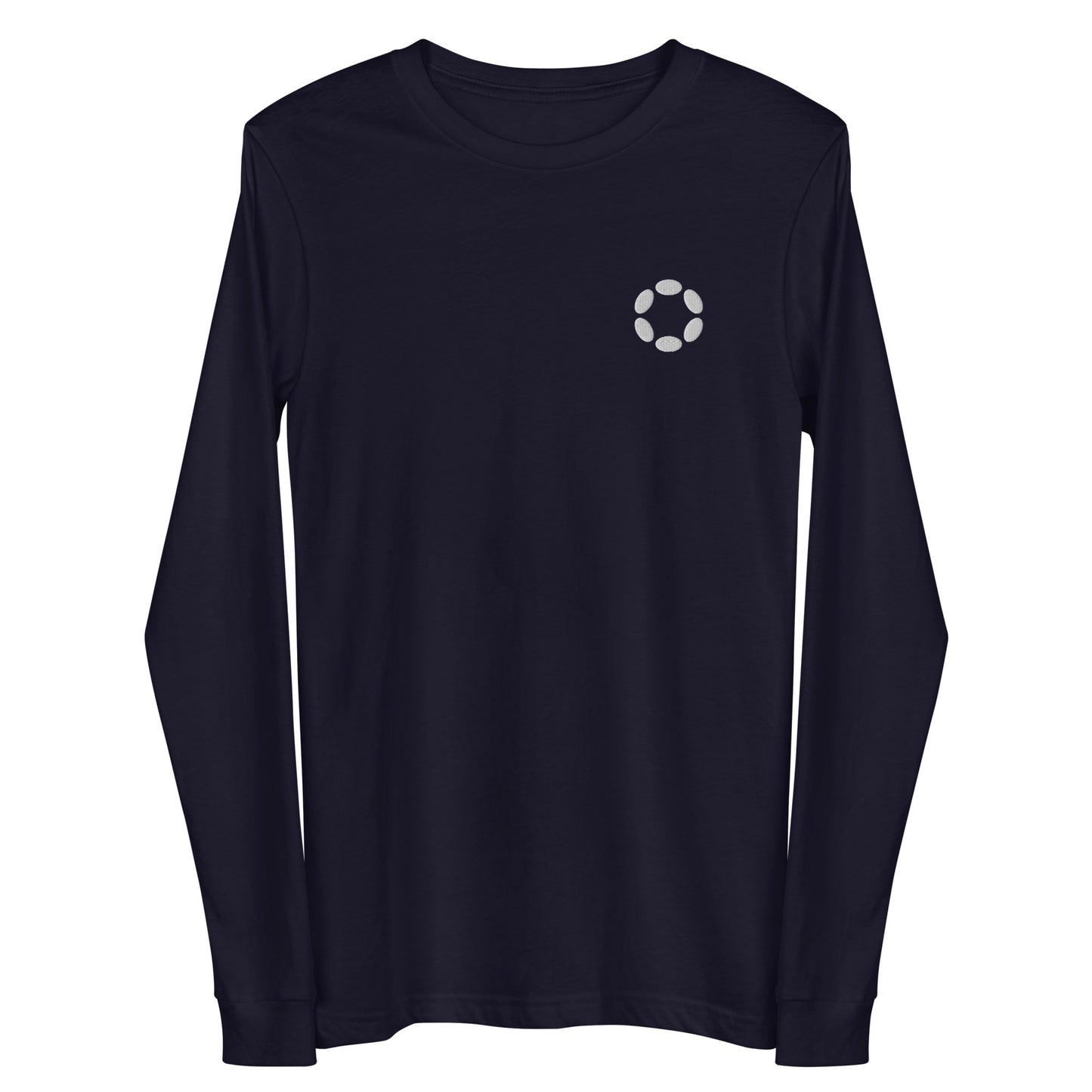 Polkadot Embroidery - Unisex Long Sleeve Tee