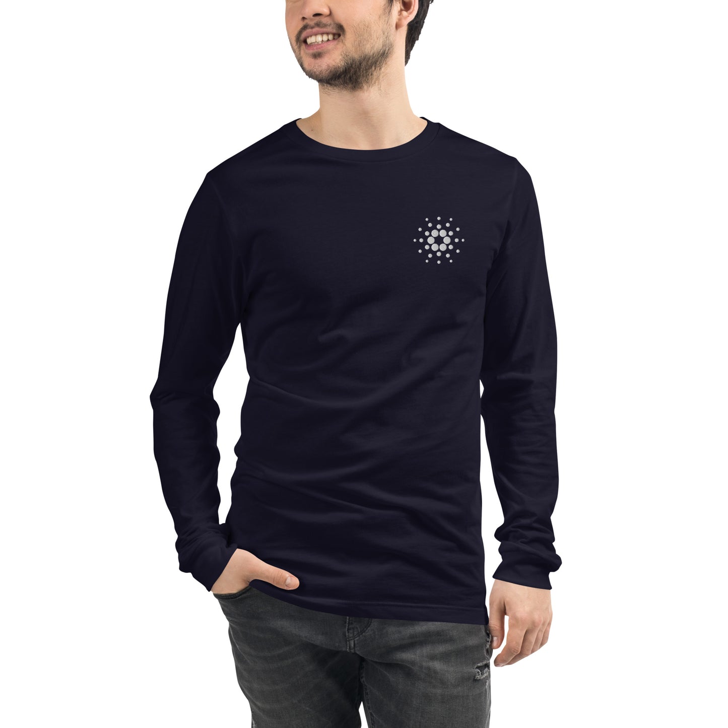 Cardano Embroidery - Unisex Long Sleeve Tee