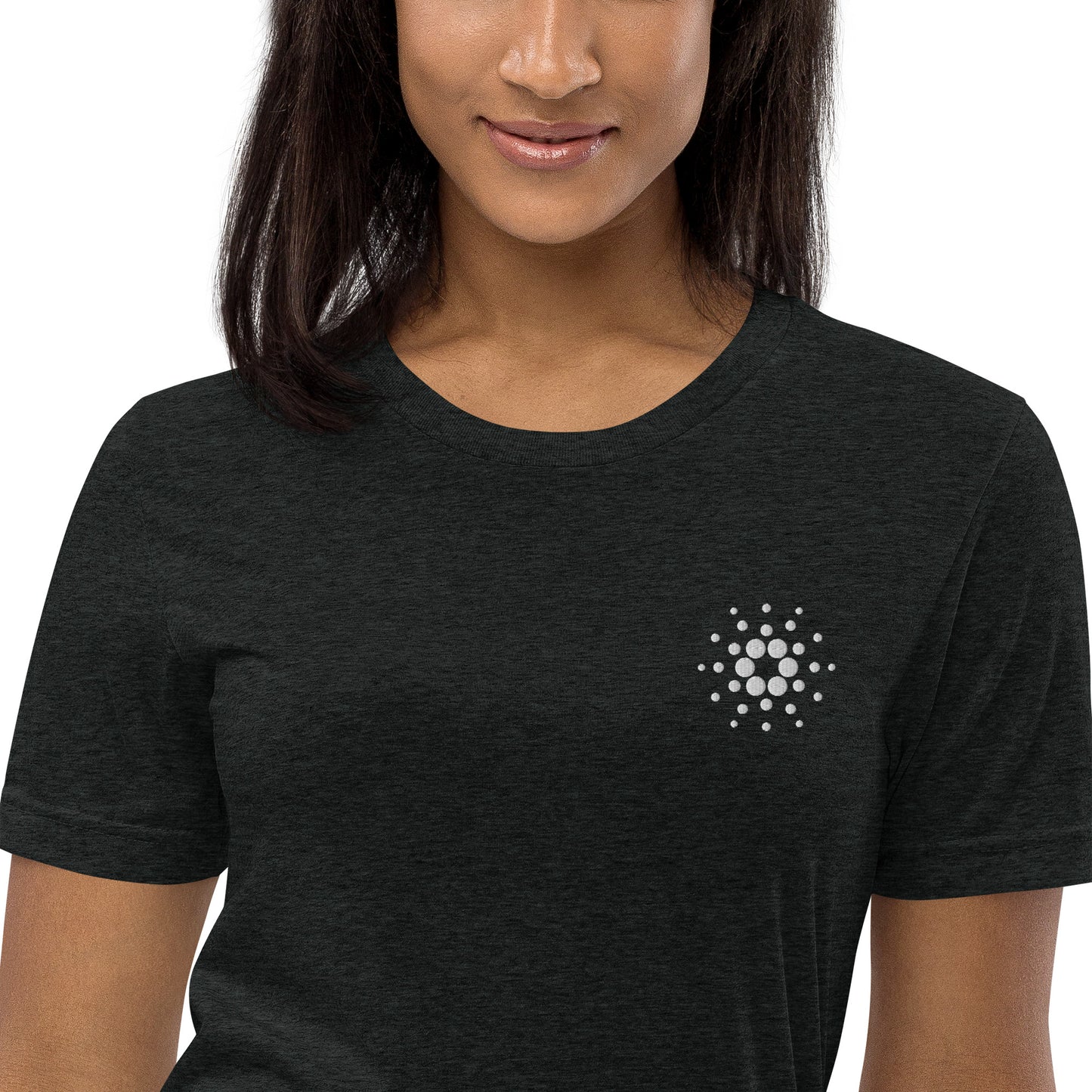 Cardano Embroidery - Unisex Charcoal Tee